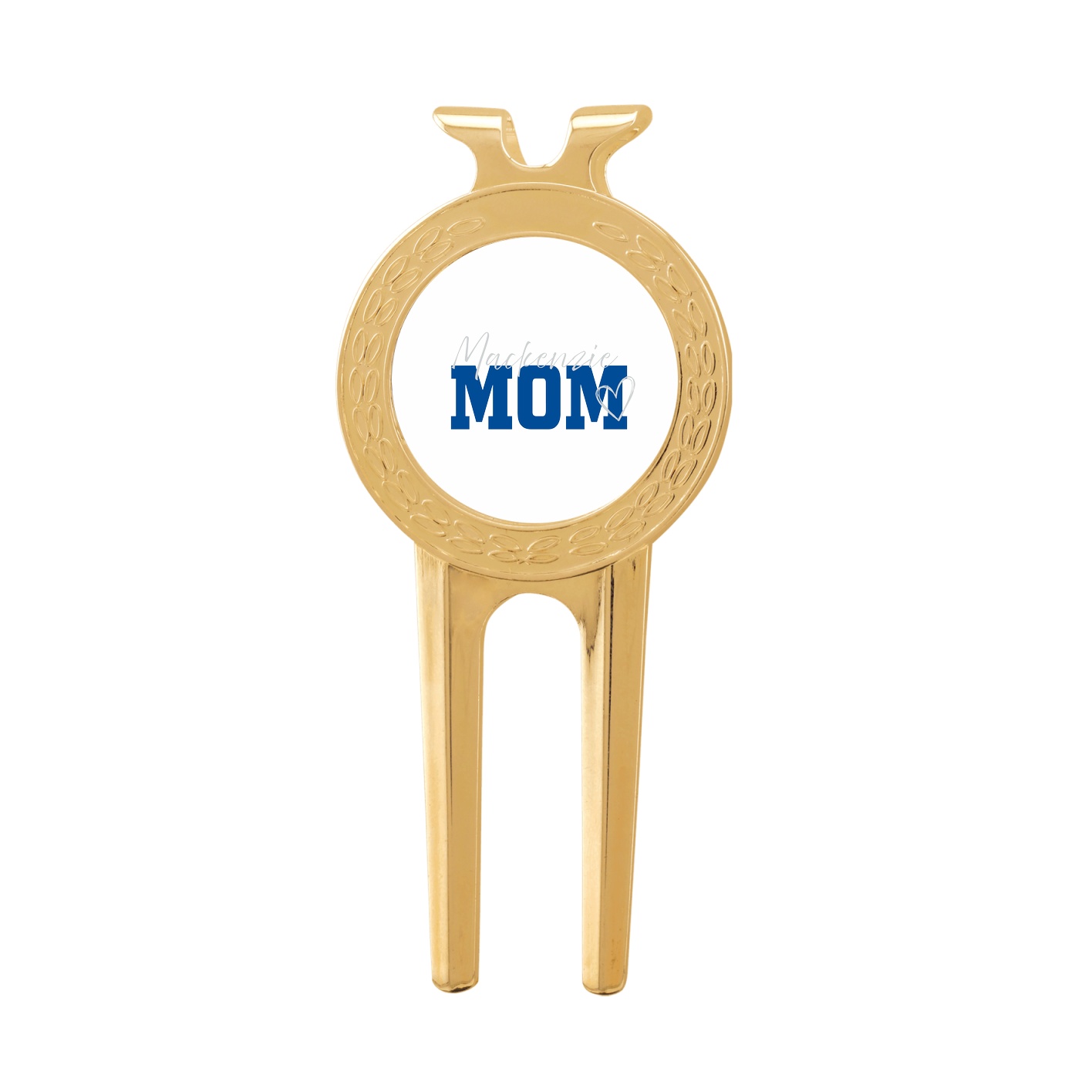 Divot Tool with Ball Marker — Mothers Day Script in Classic