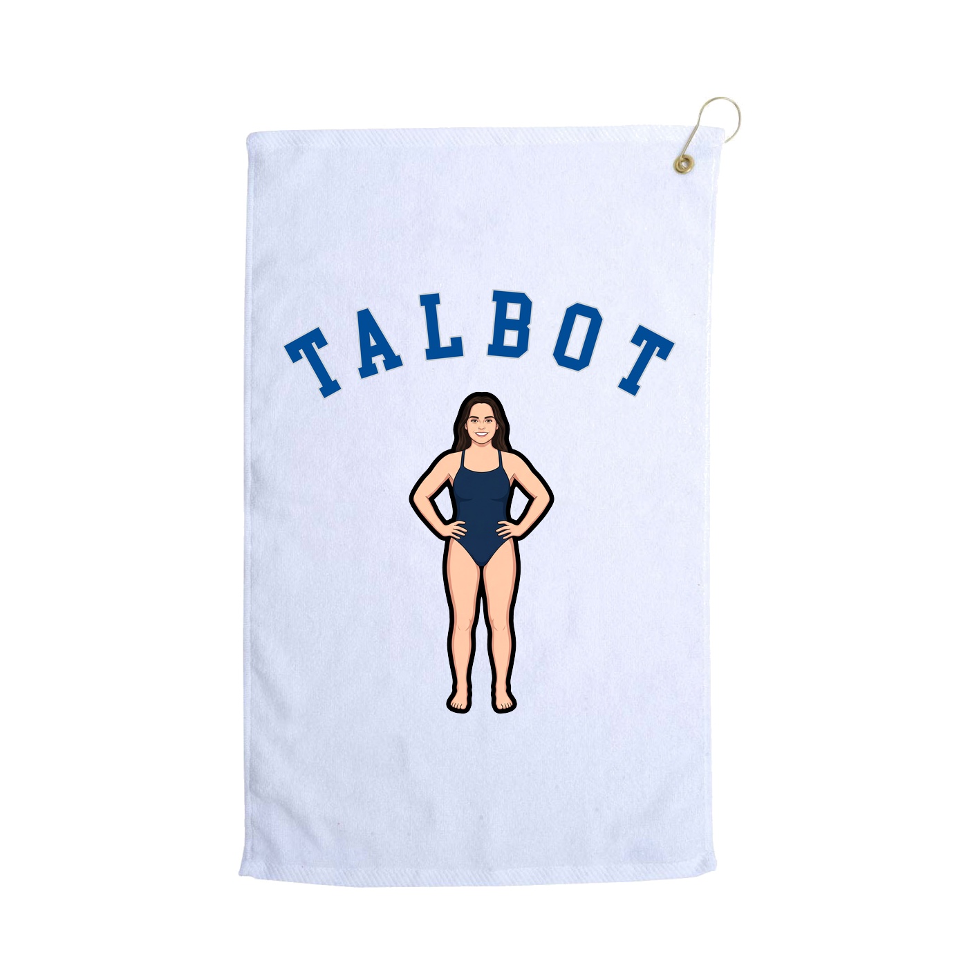 Golf Towel — Shirsey Arch in White