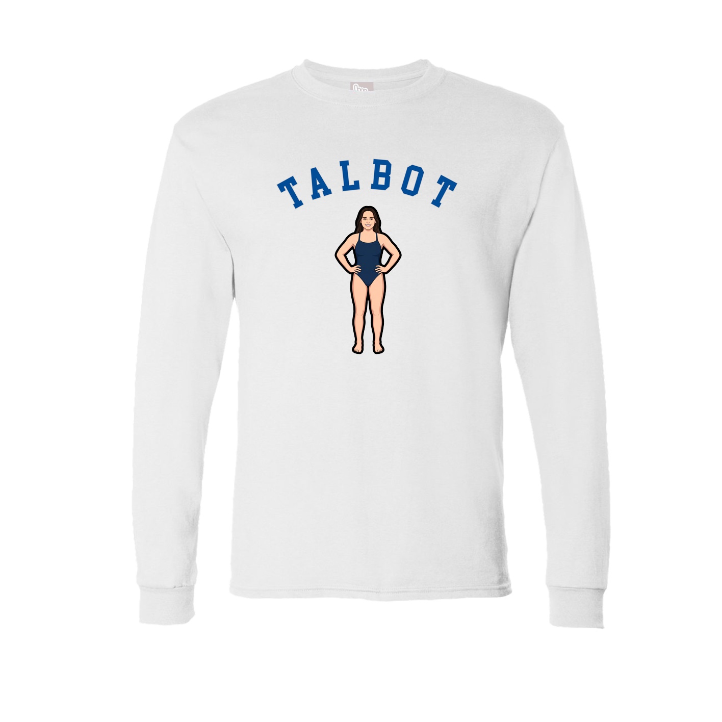 Long Sleeve Tee — Shirsey Arch in White