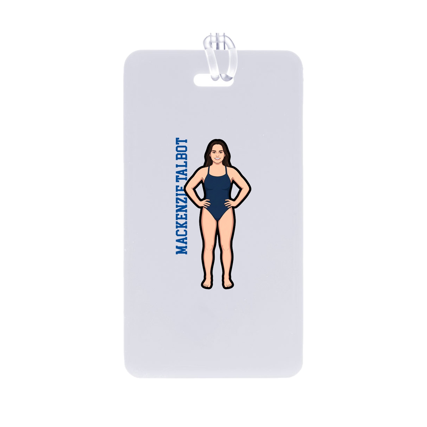 Bag Tag — Name Vertical in Classic