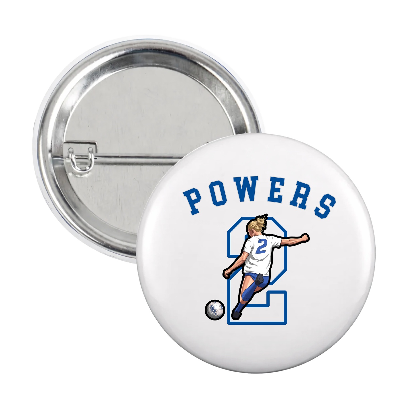 Game Day Button — Shirsey Arch in White