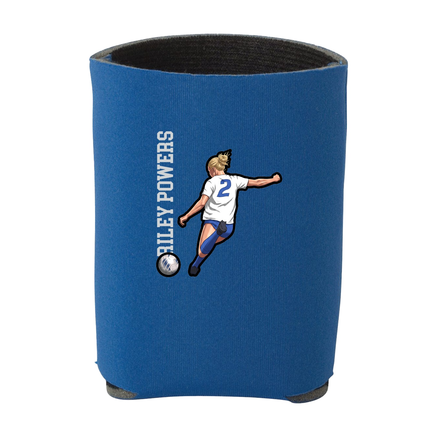 Can Holder — Name Vertical in Royal