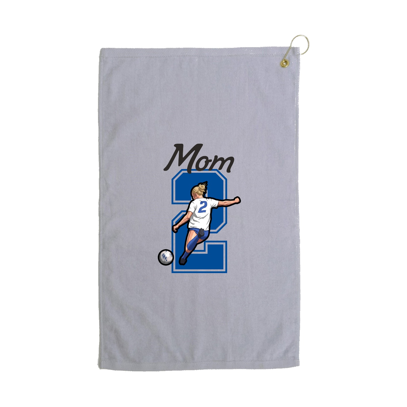 Golf Towel — Mothers Day Shirsey in Grey