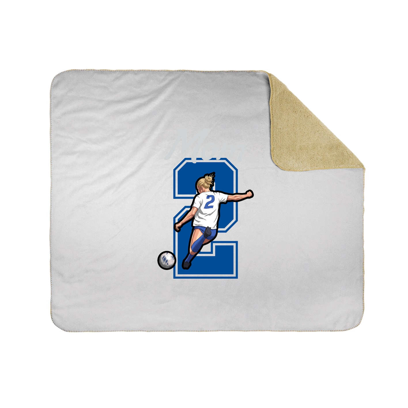Throw Blanket — Mothers Day Shirsey in White