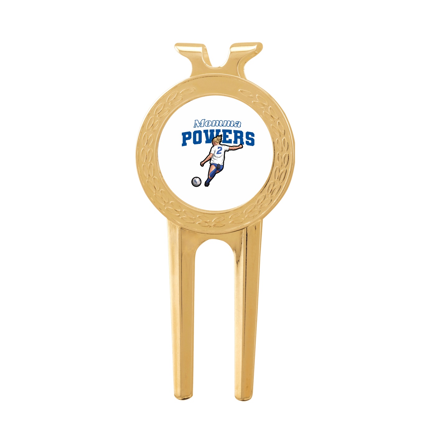 Divot Tool with Ball Marker — Mothers Day Block in Classic
