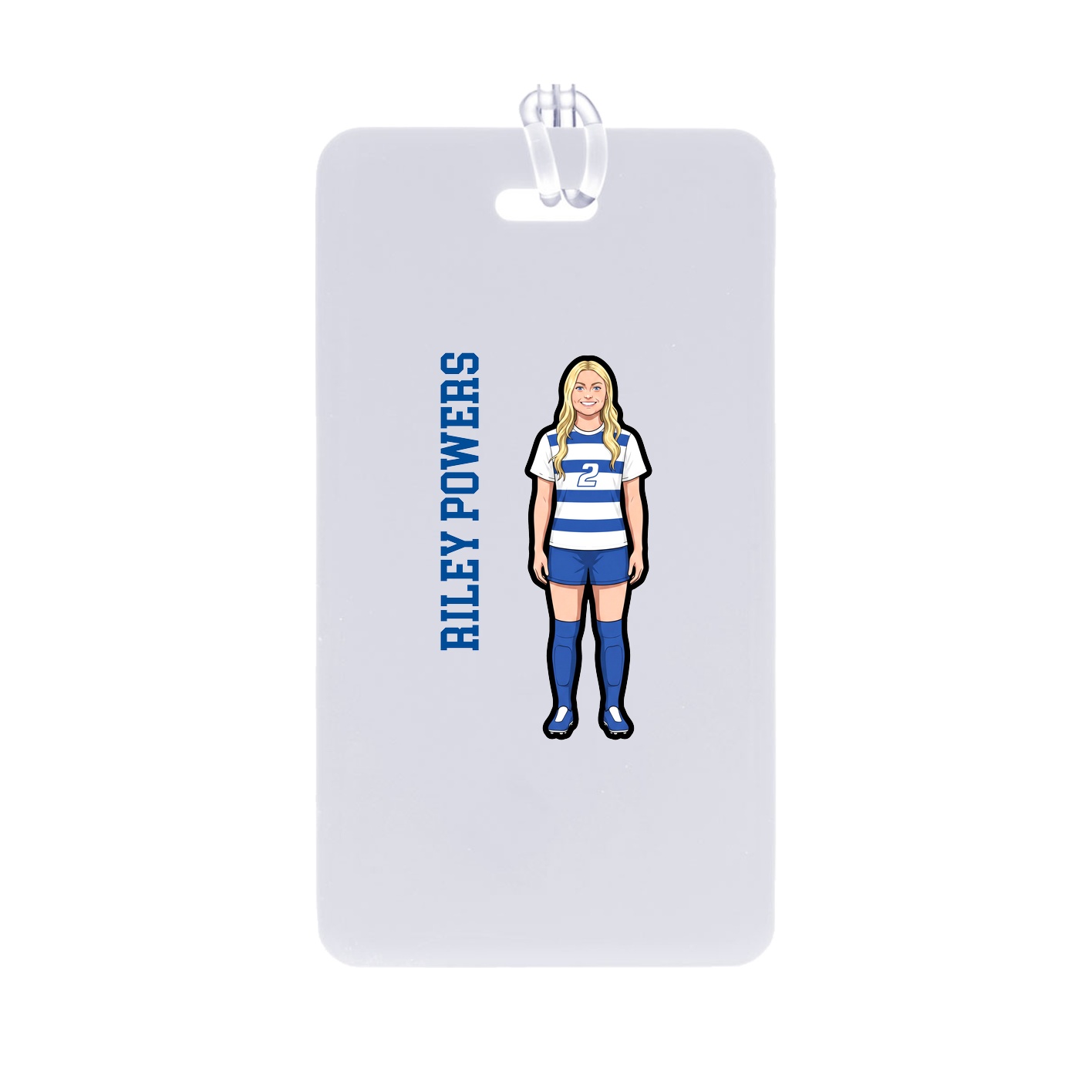 Bag Tag — Name Vertical in Classic