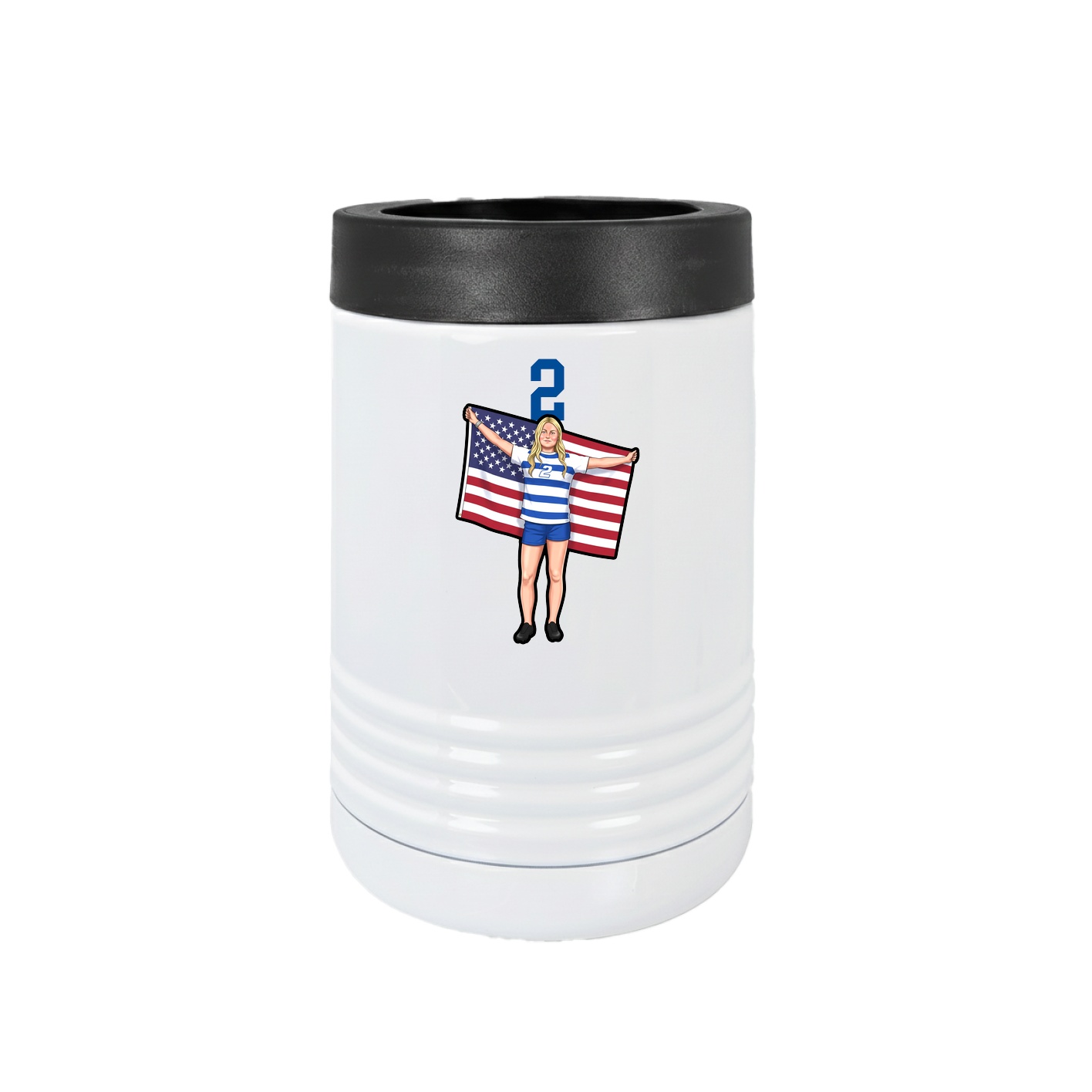 Beverage Holder — Number Top in White