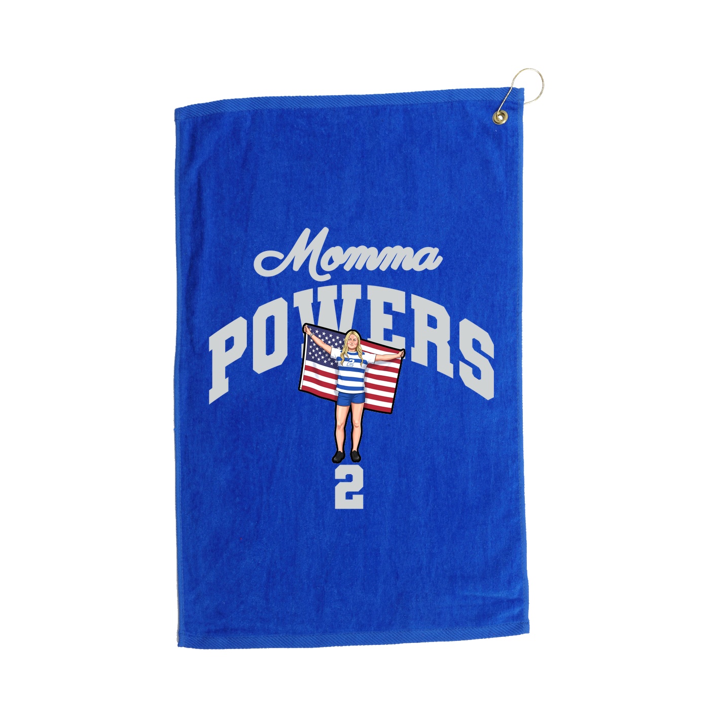 Golf Towel — Mothers Day Arch in Royal