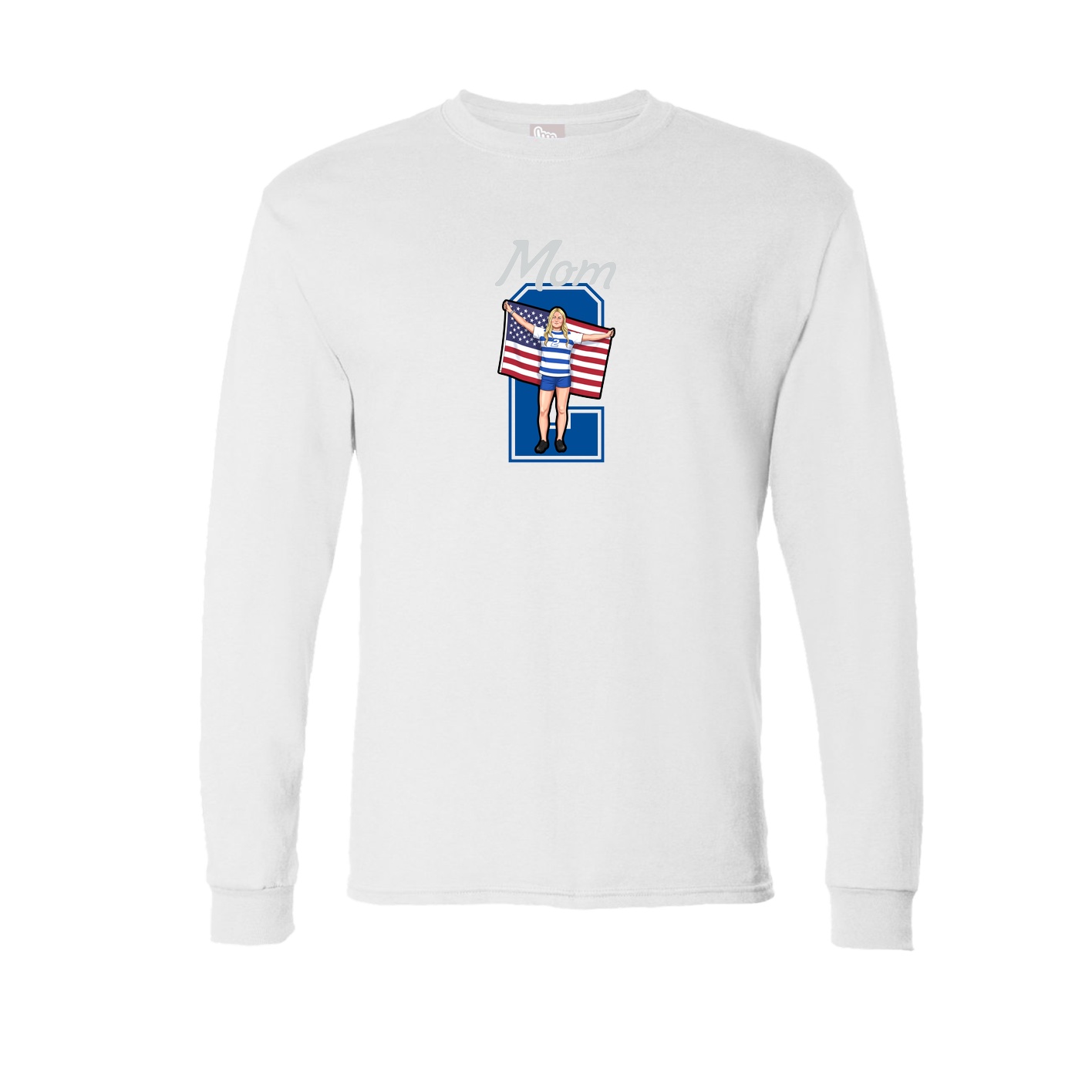 Long Sleeve Tee — Mothers Day Shirsey in White