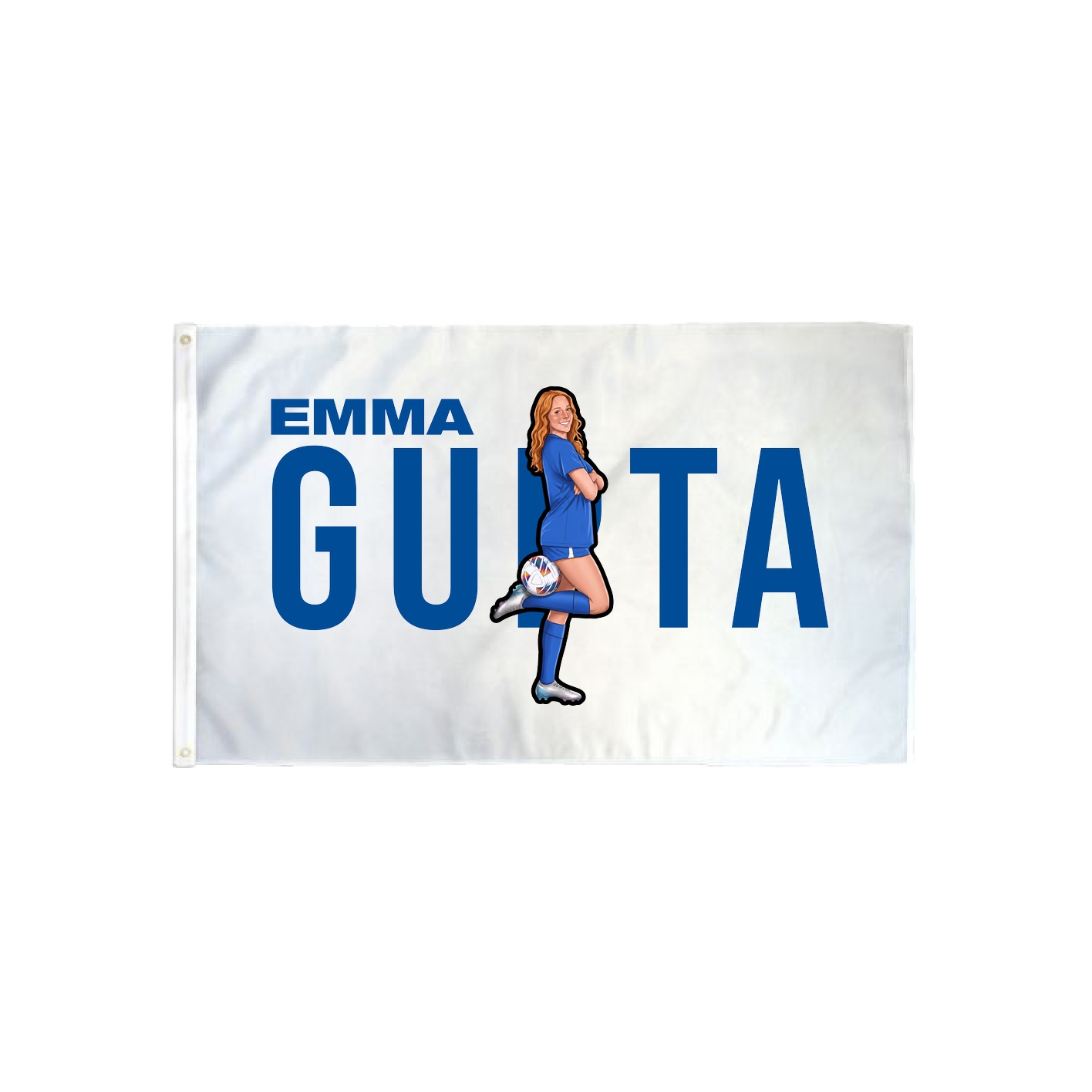 3x5 Flag — Player Name in Classic