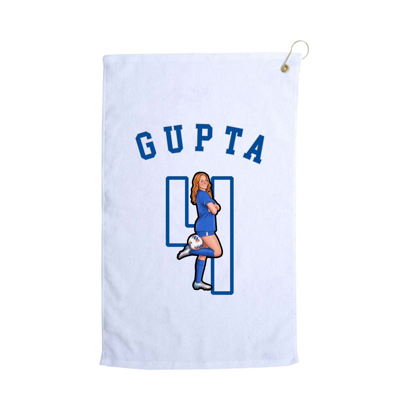 Golf Towel — Shirsey Arch in White