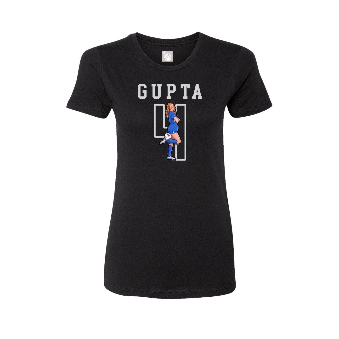 Fitted Women's Tee — Shirsey in Black