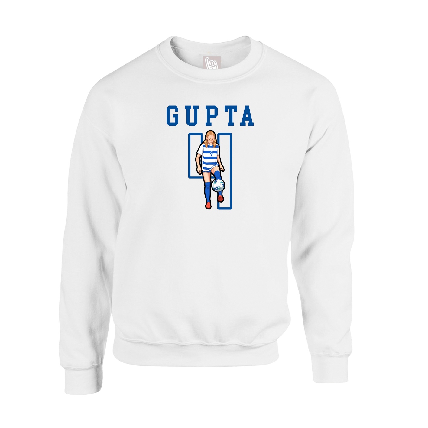 Fleece Crew — Shirsey in White