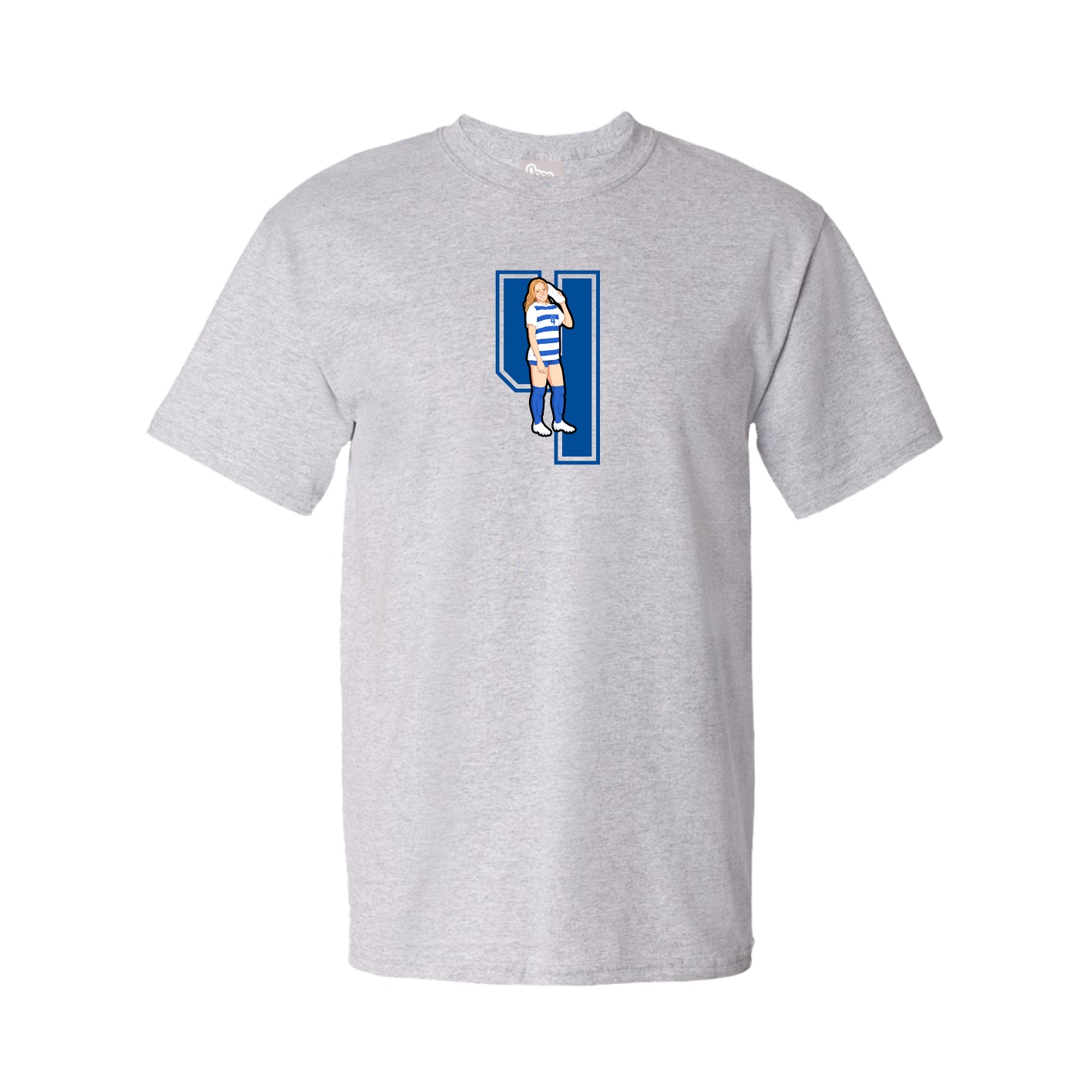 Youth Tee — Number in Grey