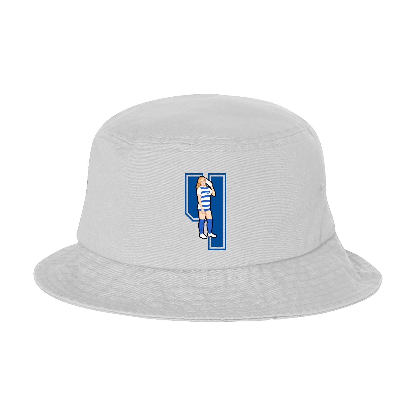 Bucket Cap — Number in White