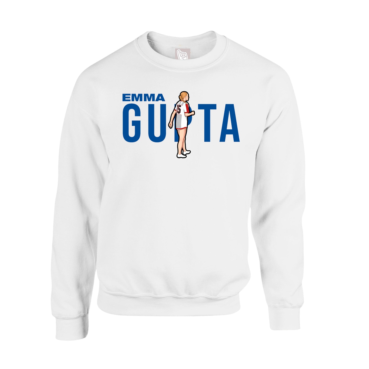 Fleece Crew — Player Name in White