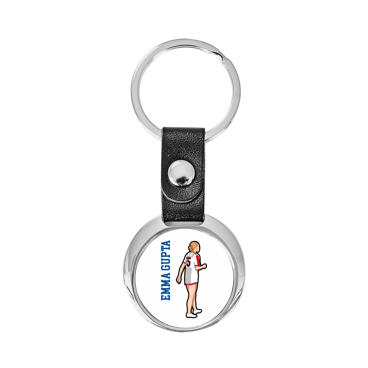 Key Chain — Name Vertical in Classic