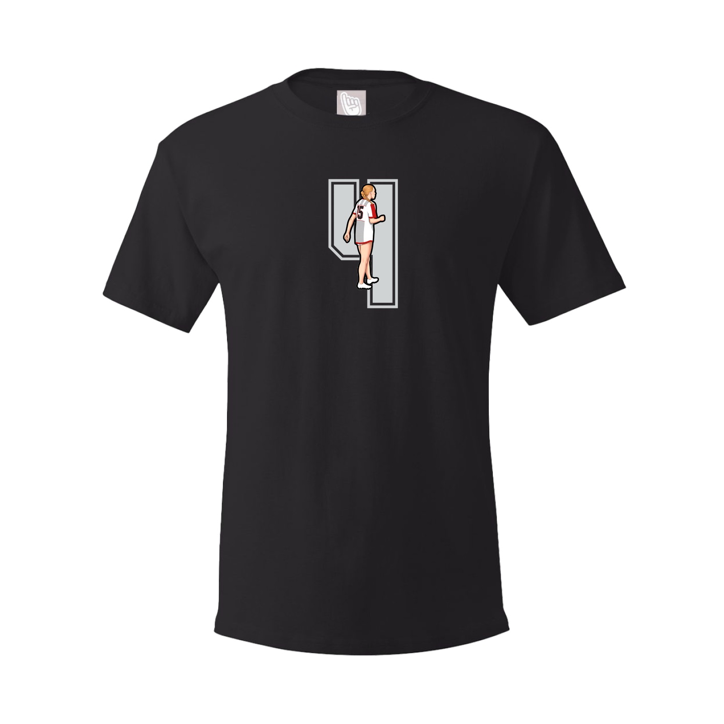 Youth Tee — Number in Black