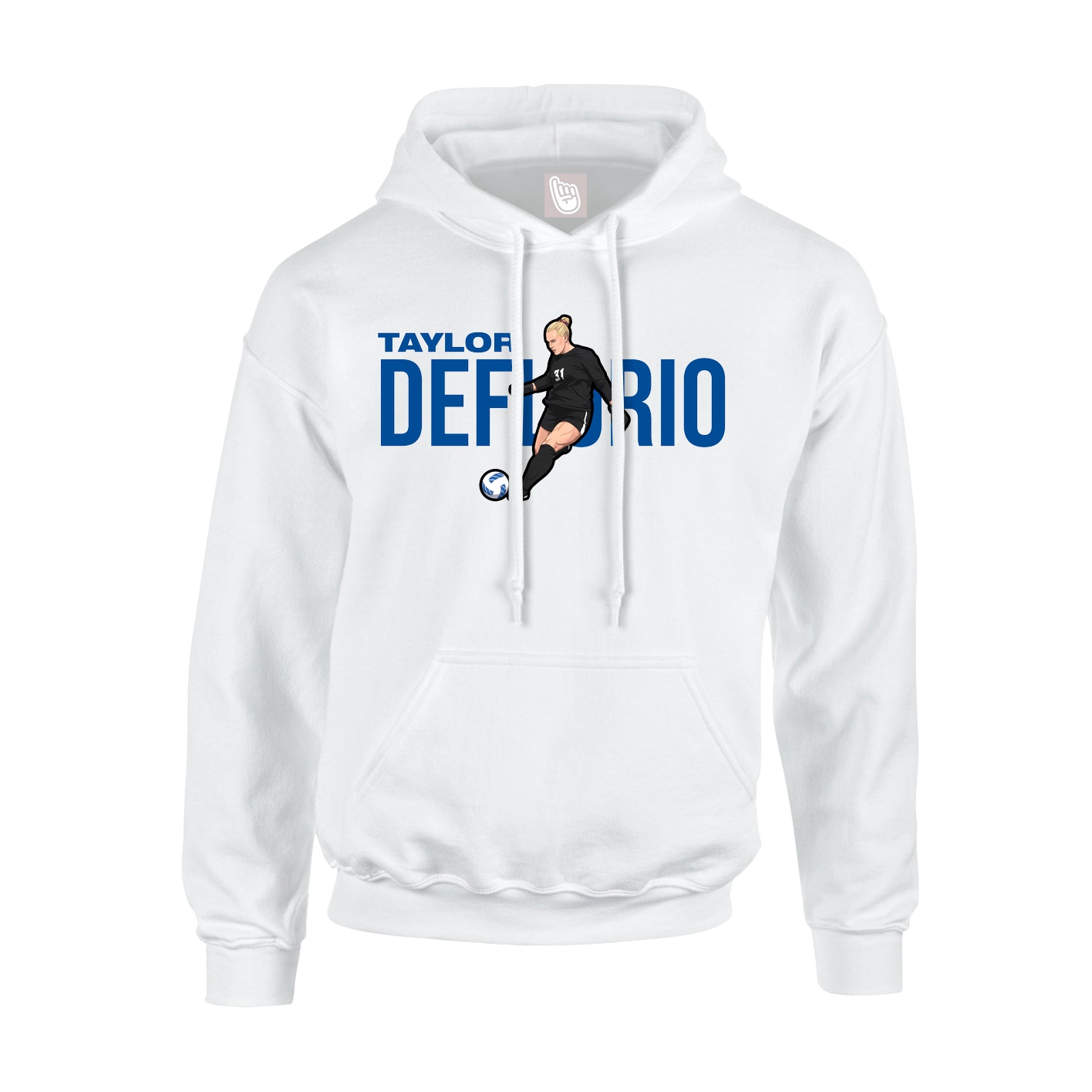 Hoodie — Player Name in White