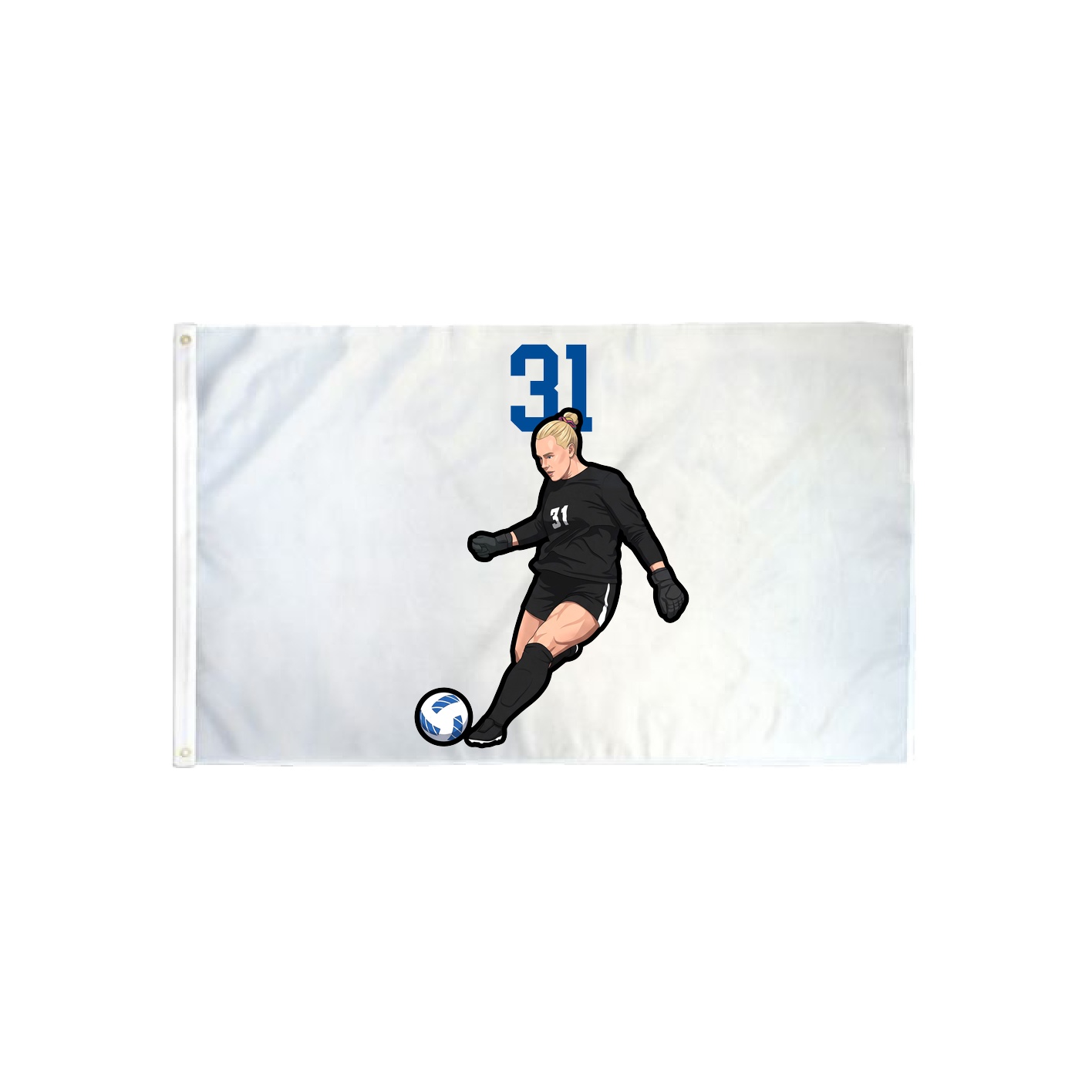 3x5 Flag — Number Top in Classic