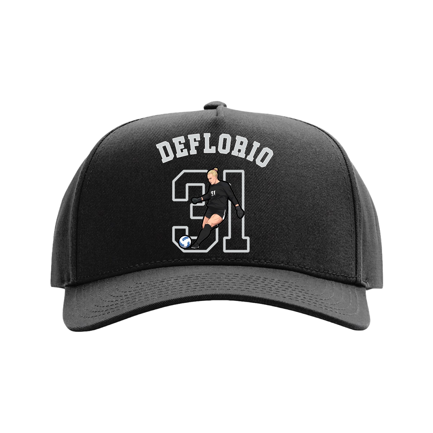 Full Fabric Five-Panel Champ Cap