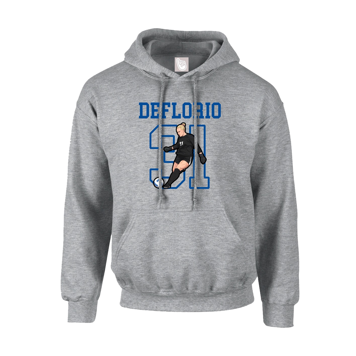 Hoodie — Shirsey in Grey