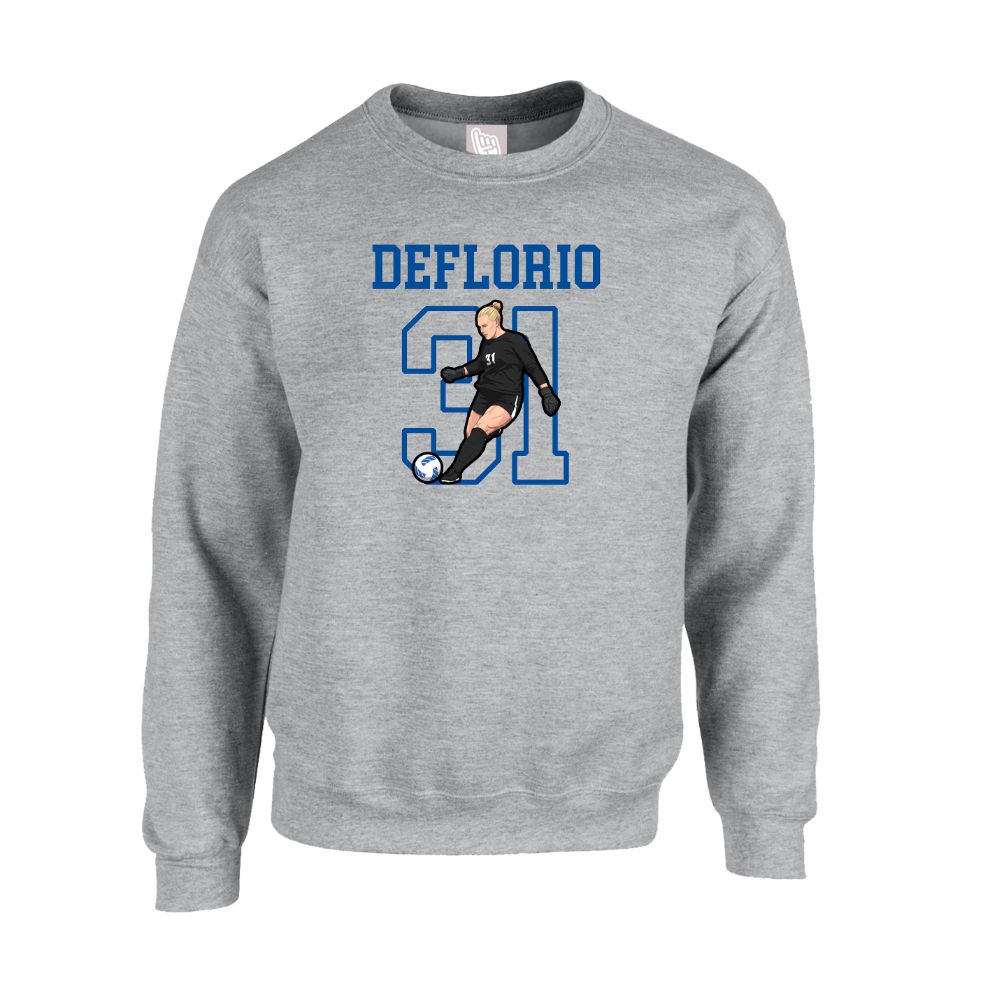 Fleece Crew — Shirsey in Grey