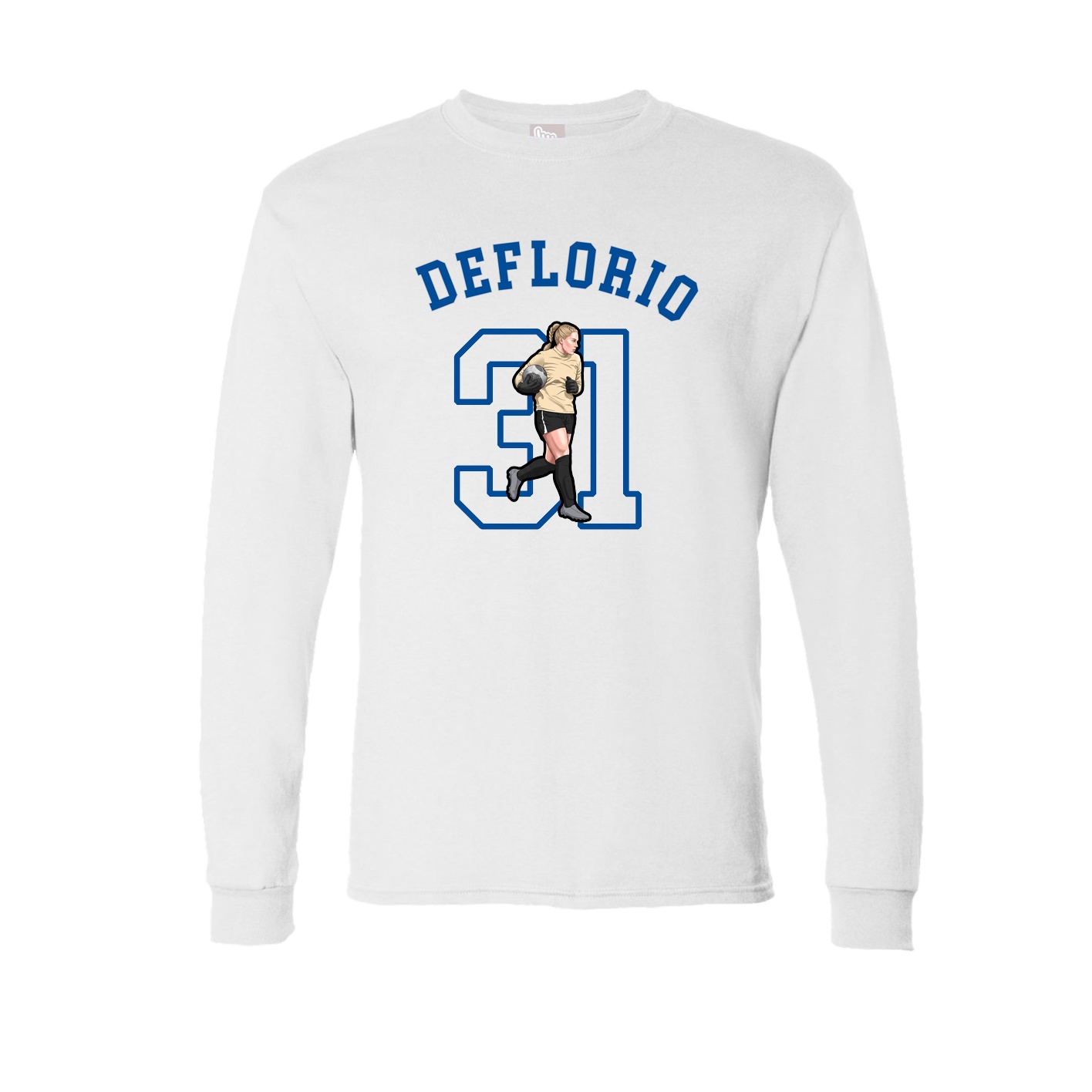 Long Sleeve Tee — Shirsey Arch in White