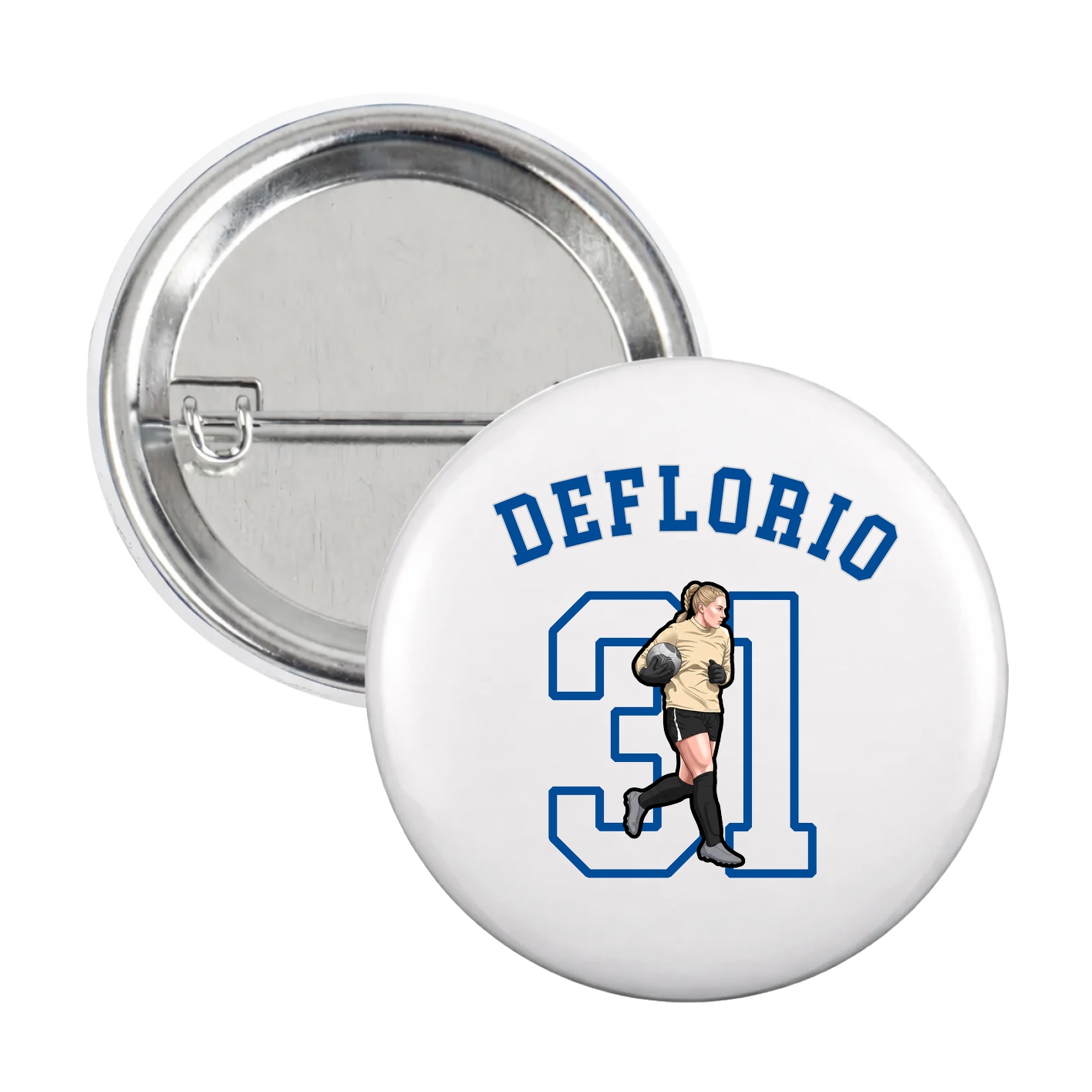 Game Day Button — Shirsey Arch in White