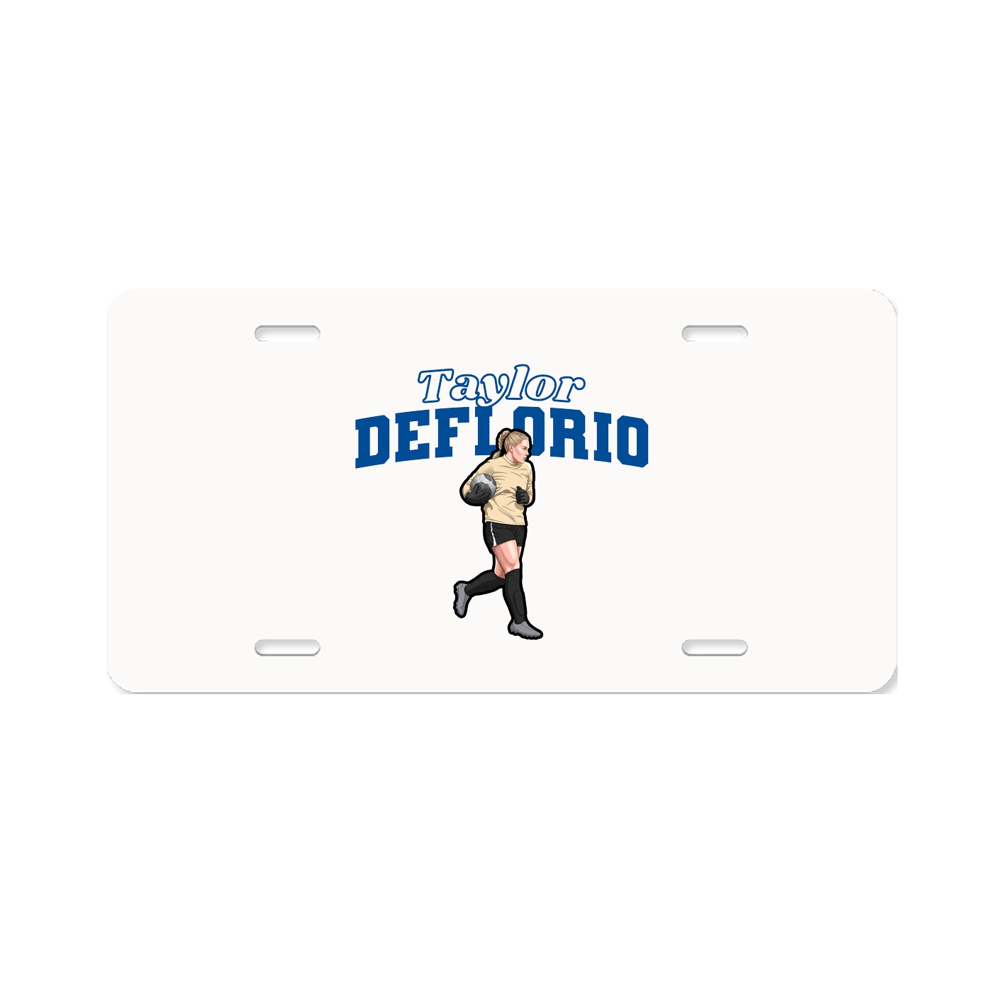 License Plate — Name Arch in Classic
