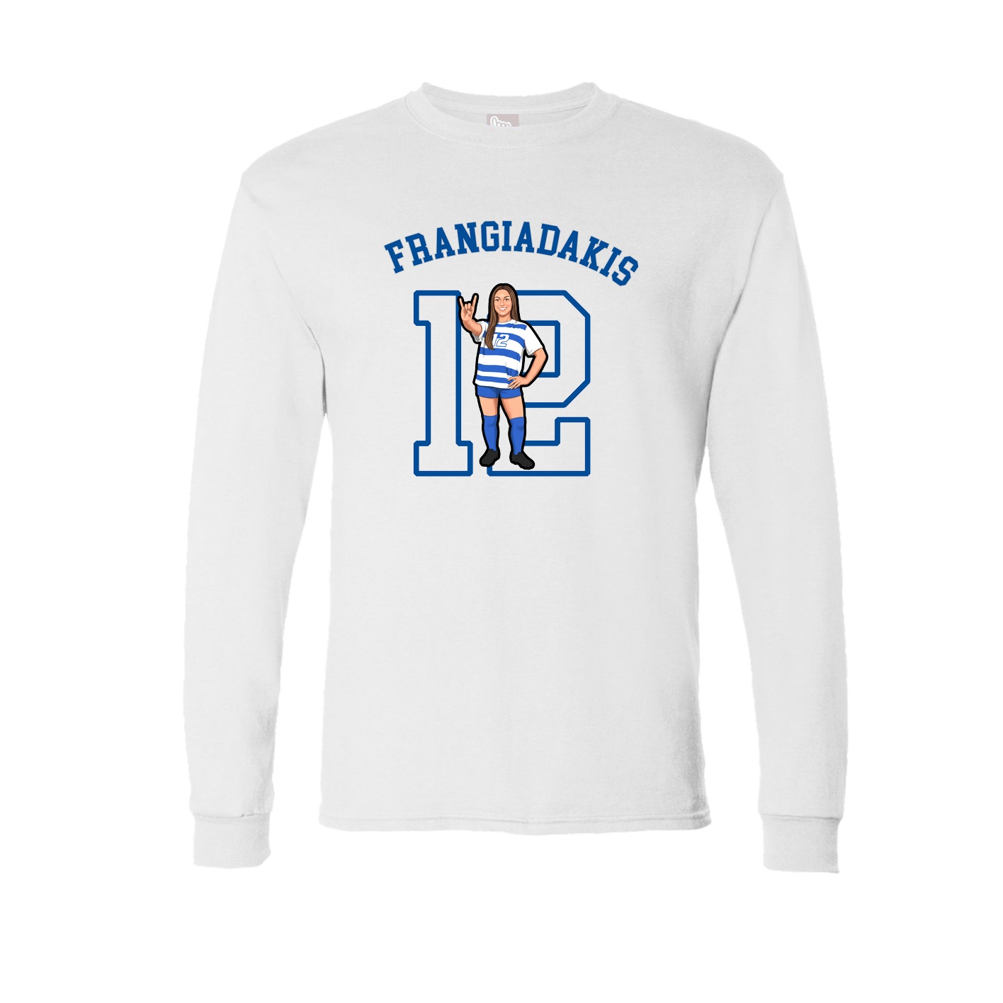 Long Sleeve Tee — Shirsey Arch in White