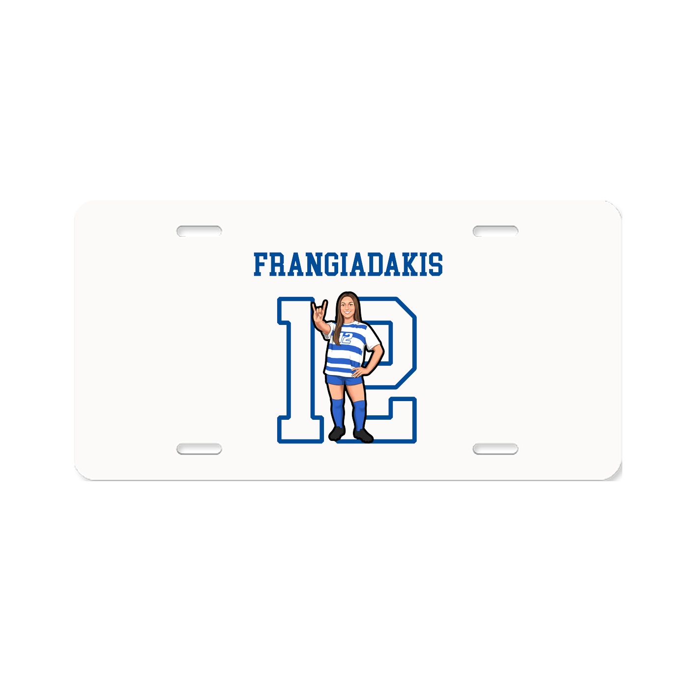 License Plate — Shirsey in Classic