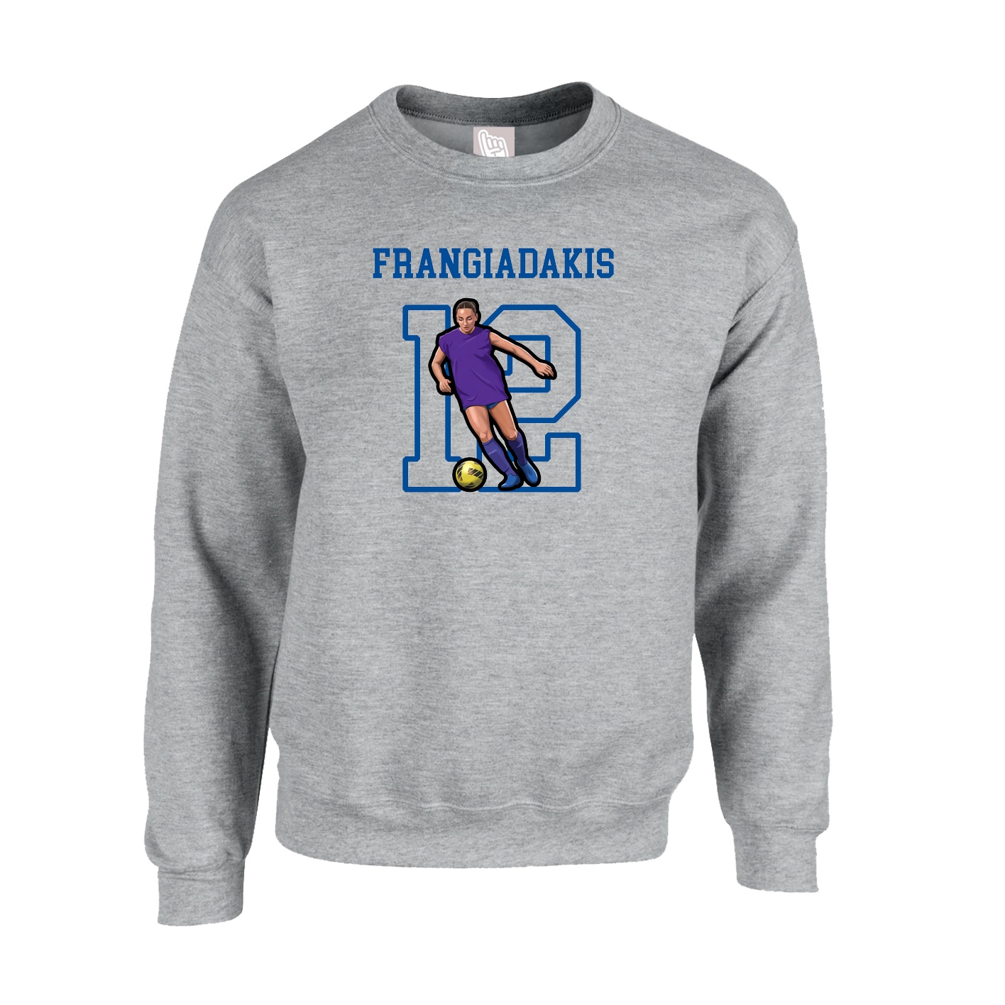 Fleece Crew — Shirsey in Grey