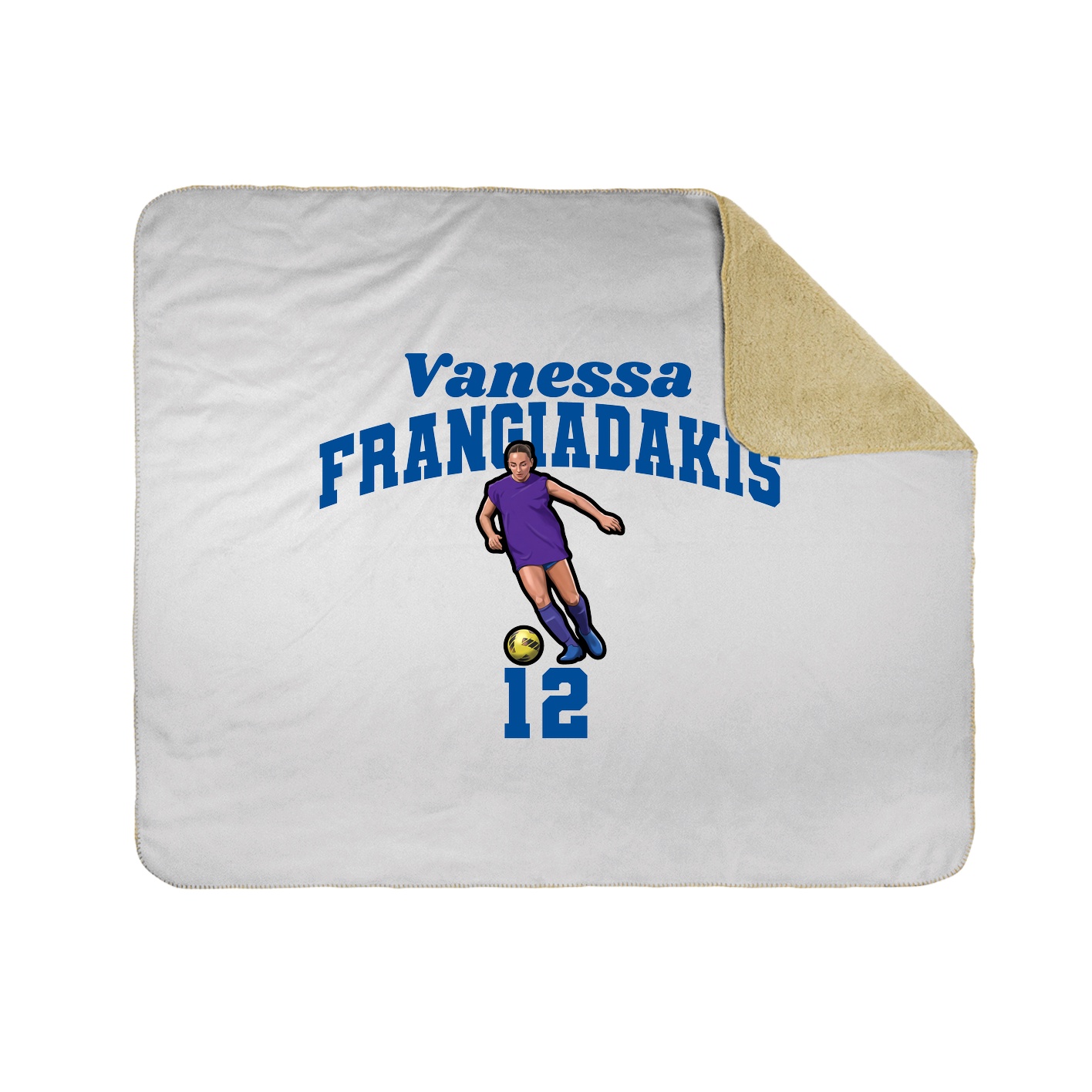 Throw Blanket — Signature Arch in White