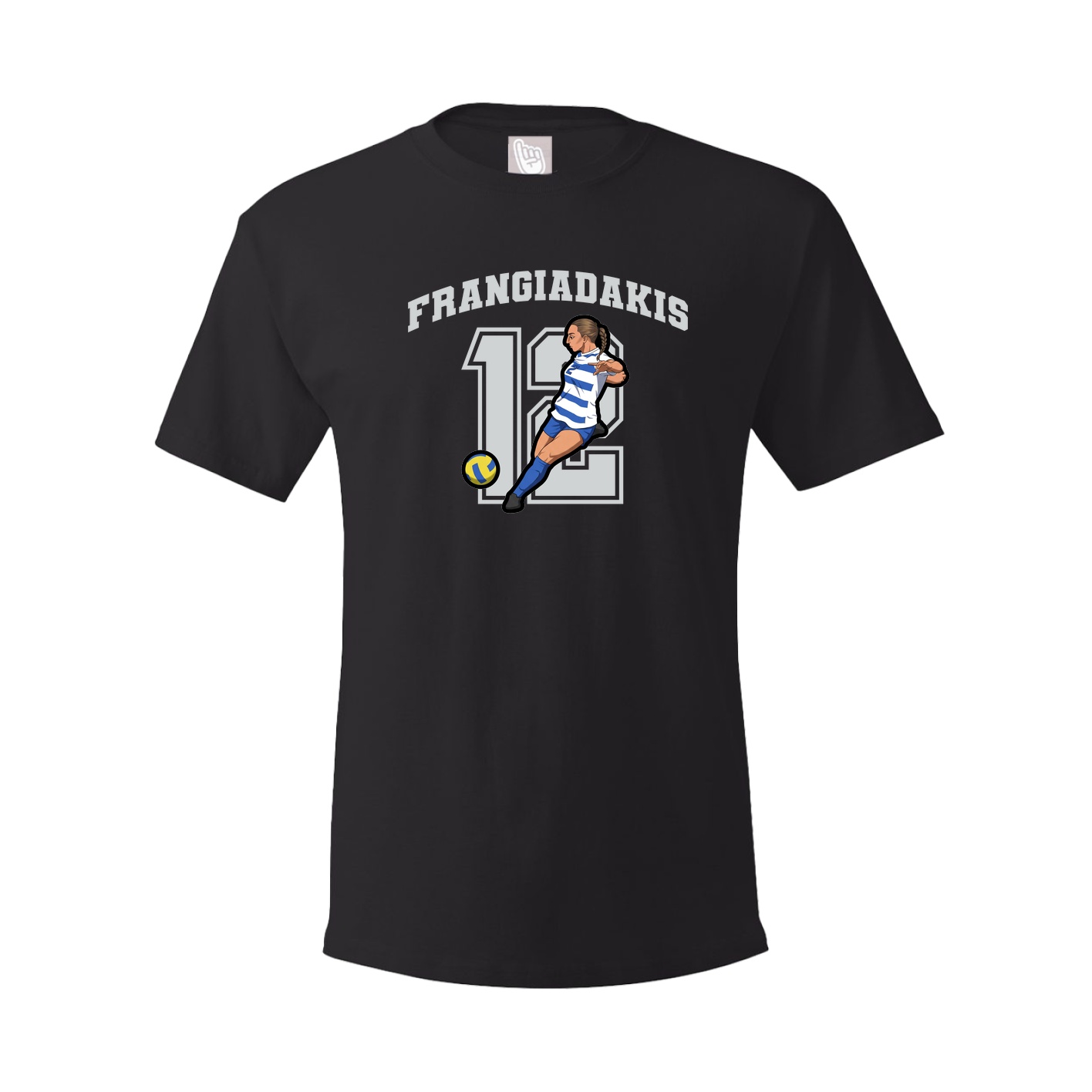 Youth Tee — Number in Black