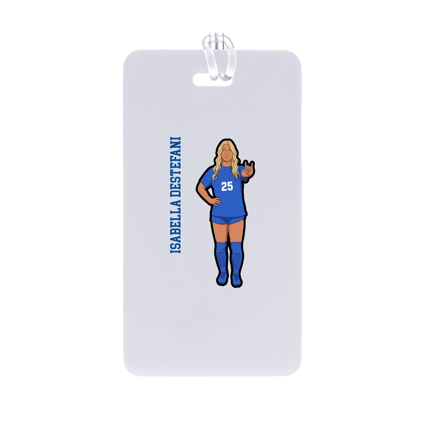 Bag Tag — Name Vertical in Classic