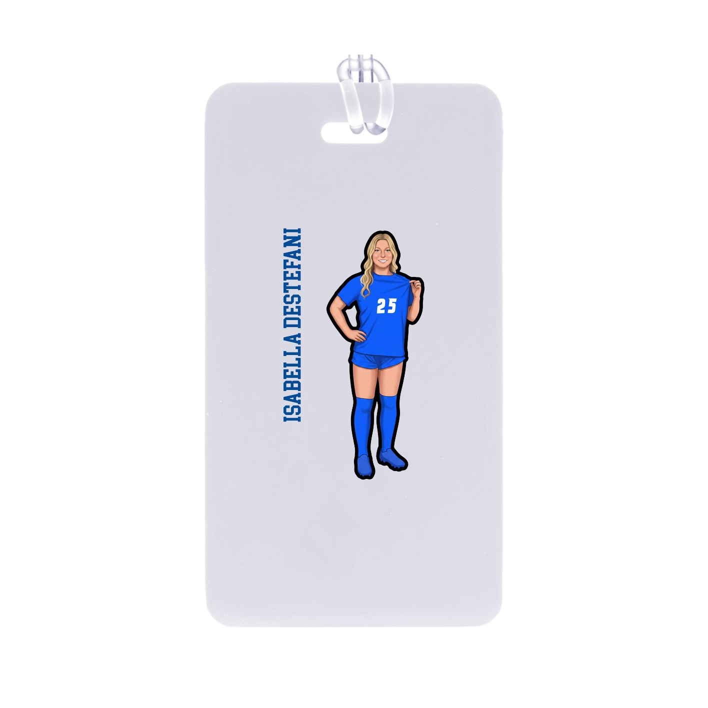 Bag Tag — Name Vertical in Classic