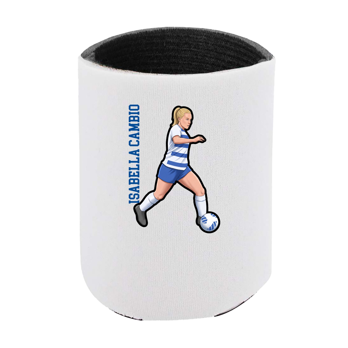 Can Holder — Name Vertical in White