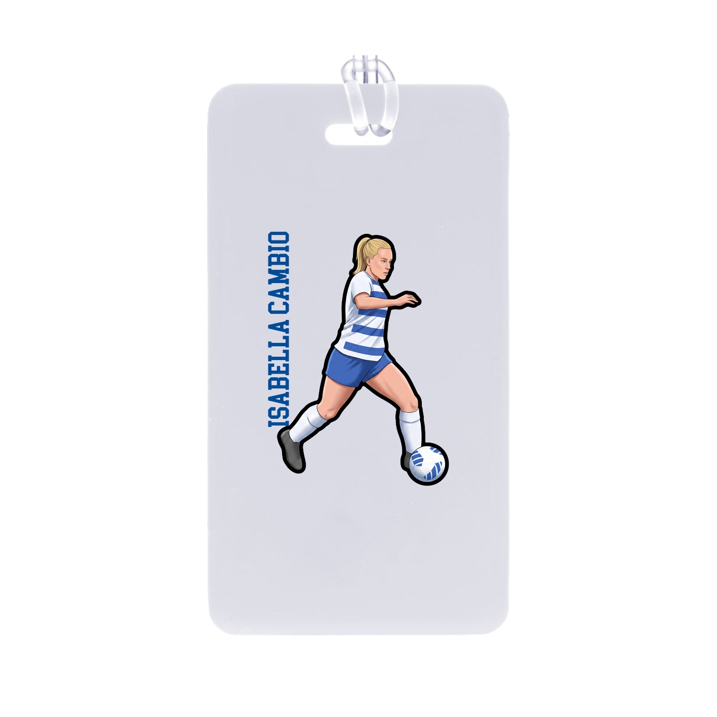 Bag Tag — Name Vertical in Classic