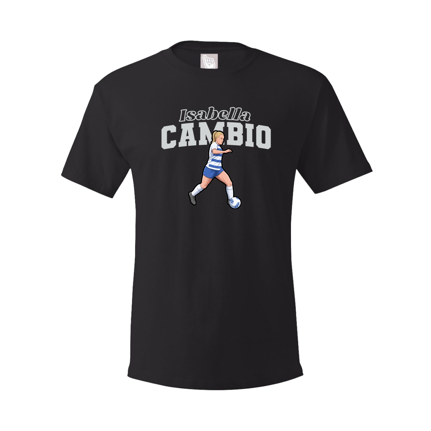 Youth Tee — Name Arch in Black