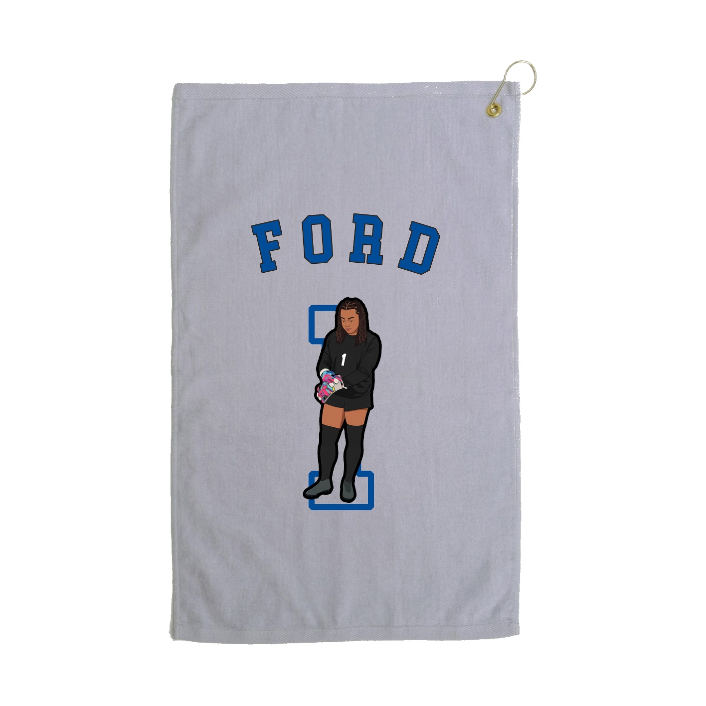 Golf Towel — Shirsey Arch in Grey