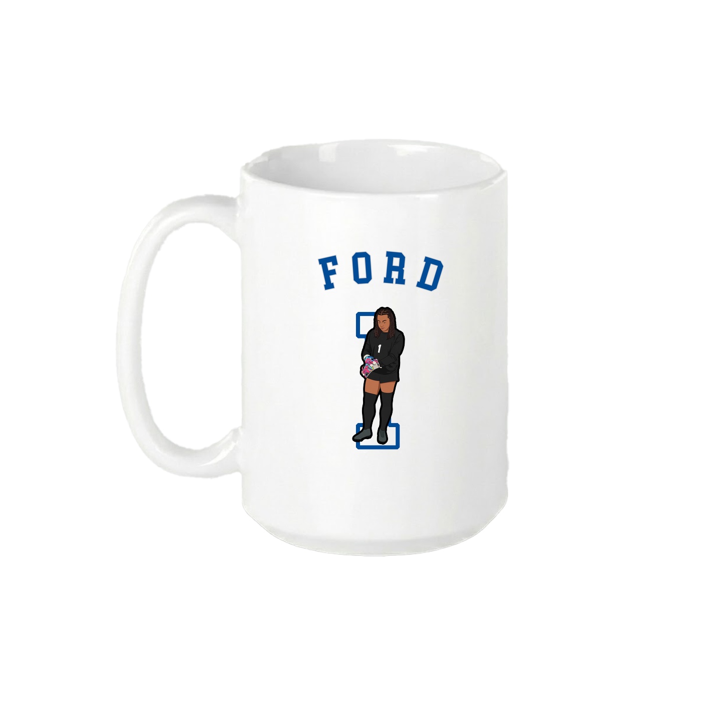 15oz Coffee Mug — Shirsey Arch in White