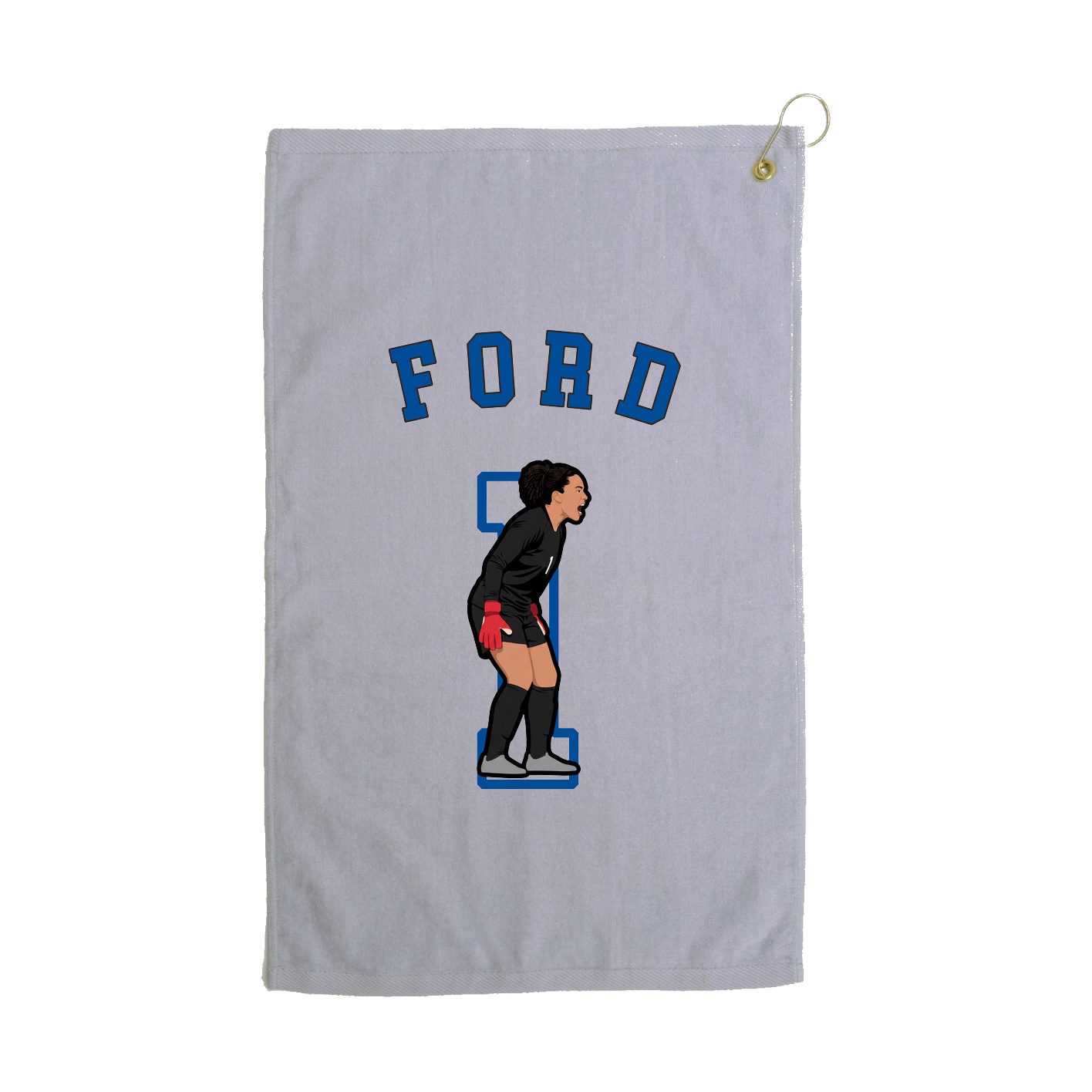 Golf Towel — Shirsey Arch in Grey