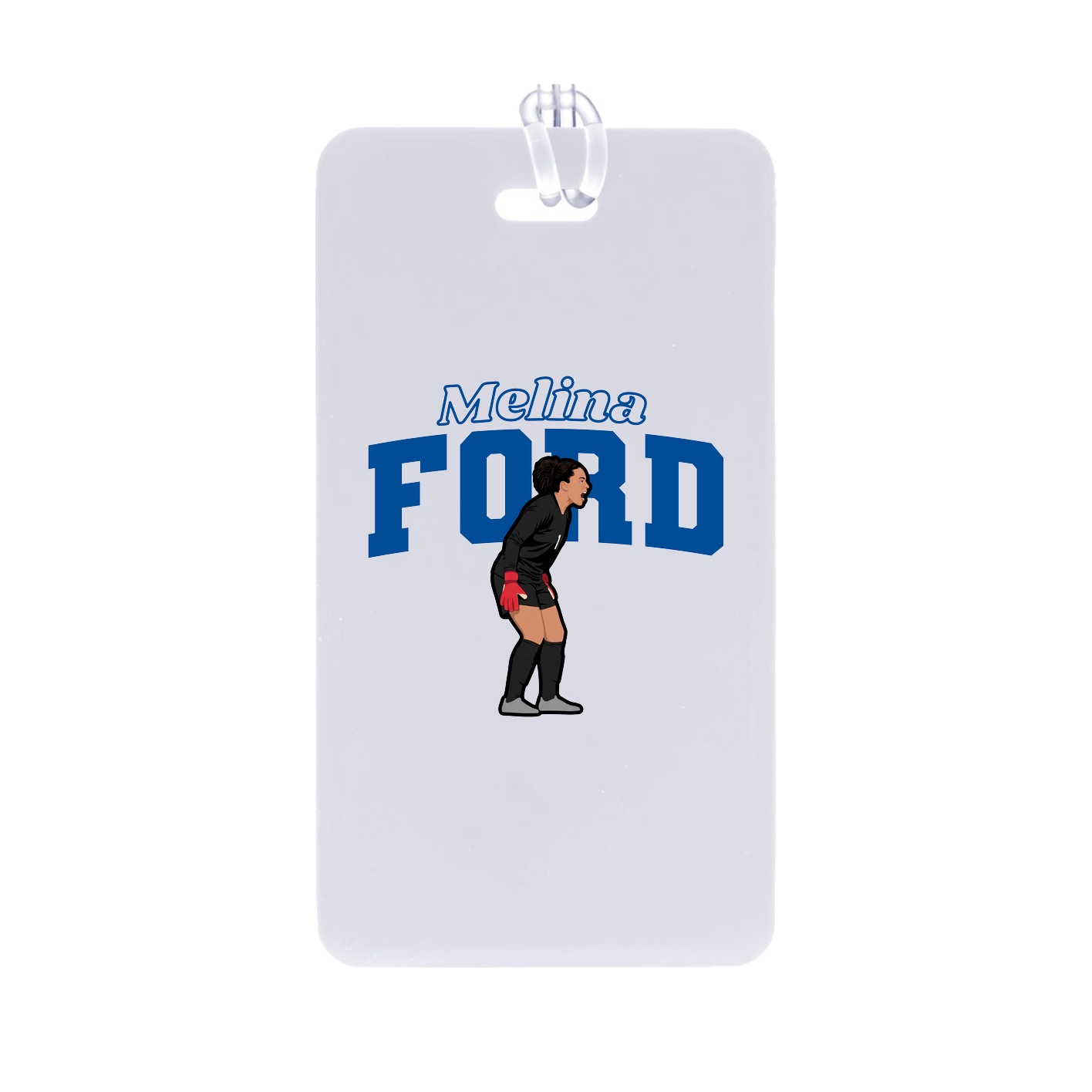 Bag Tag — Name Arch in Classic