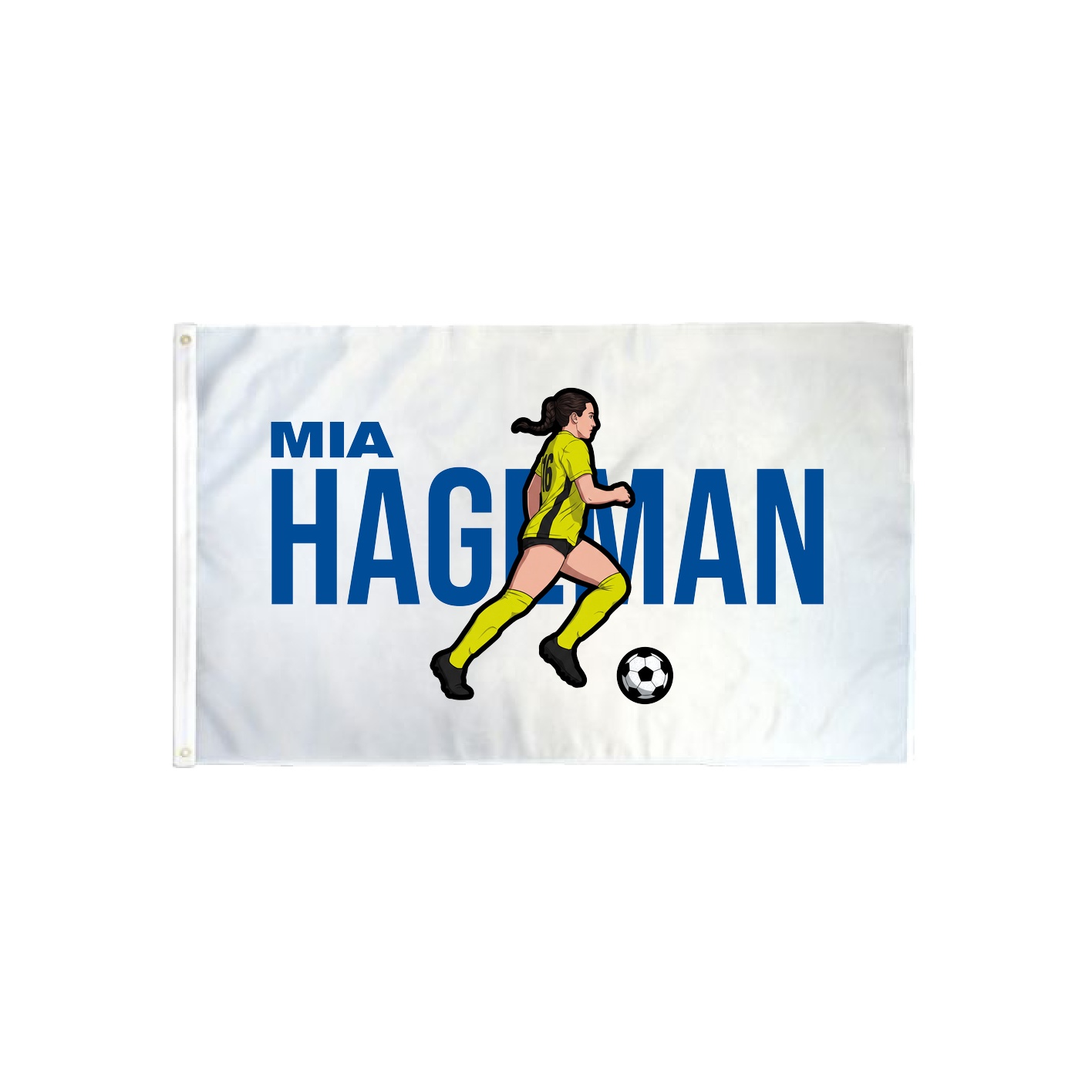 3x5 Flag — Player Name in Classic