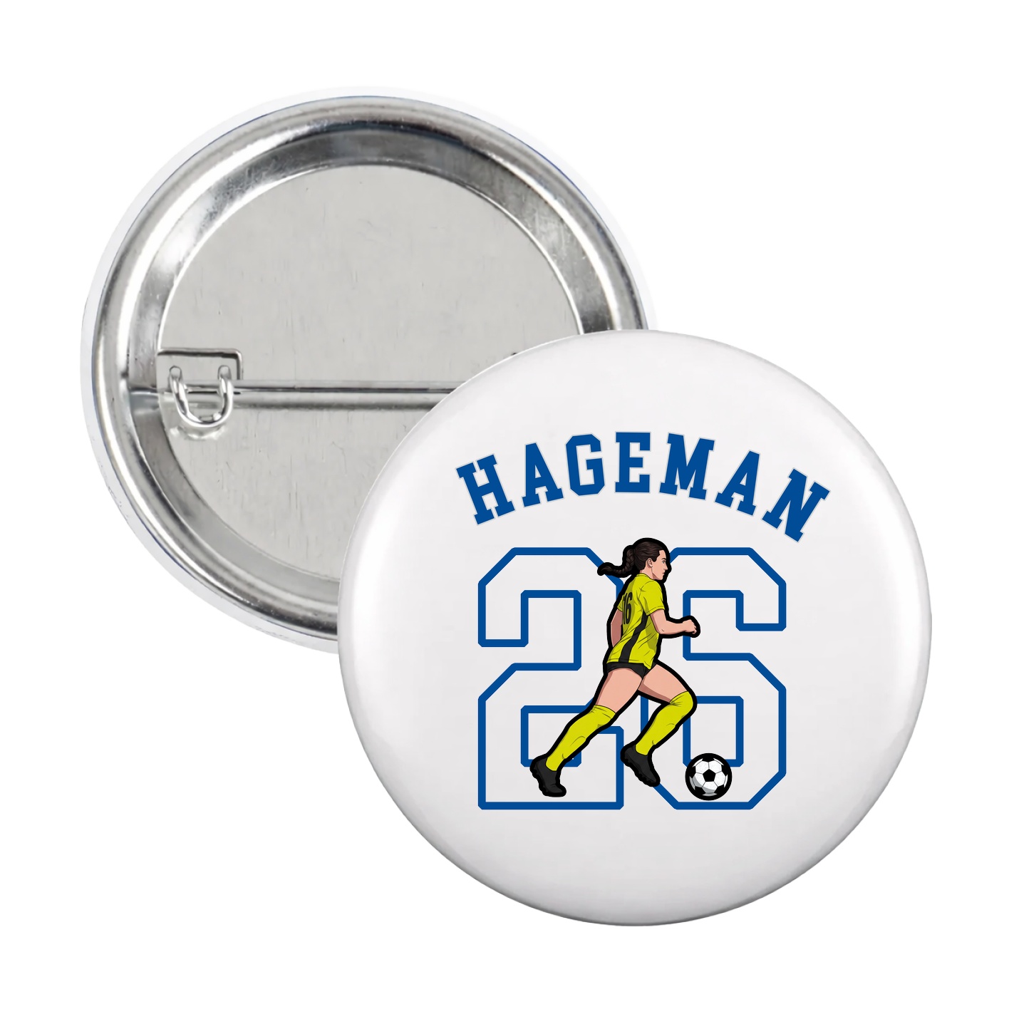 Game Day Button — Shirsey Arch in White