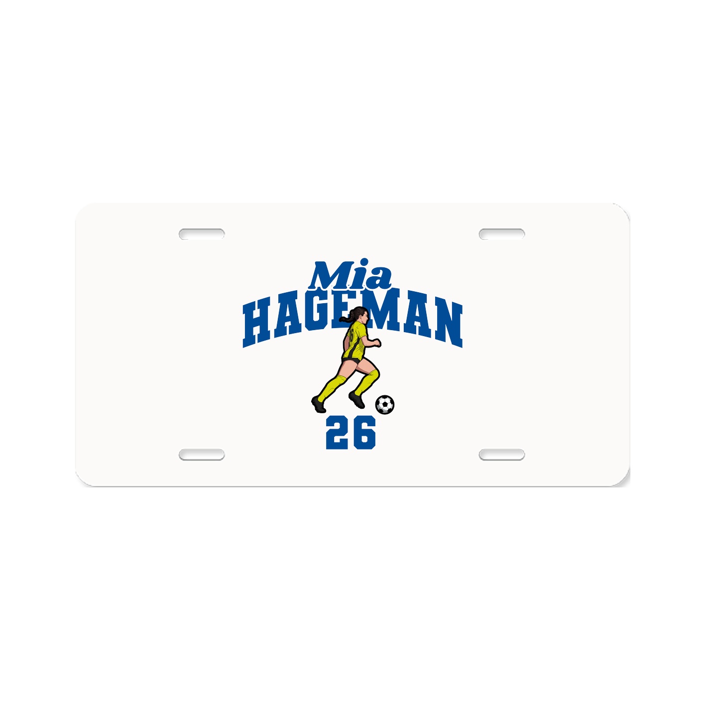 License Plate — Signature Arch in Classic