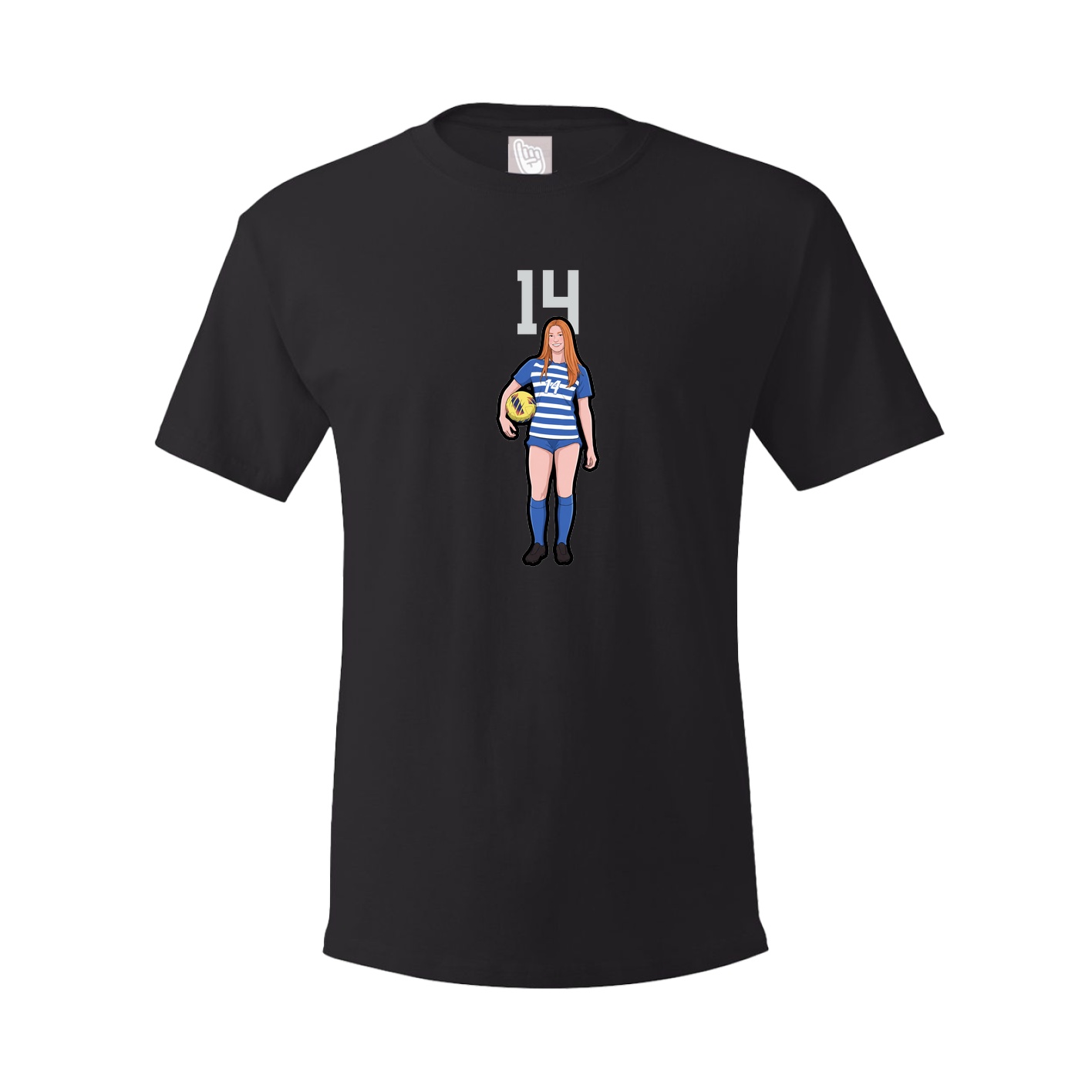 Tee — Number Top in Black