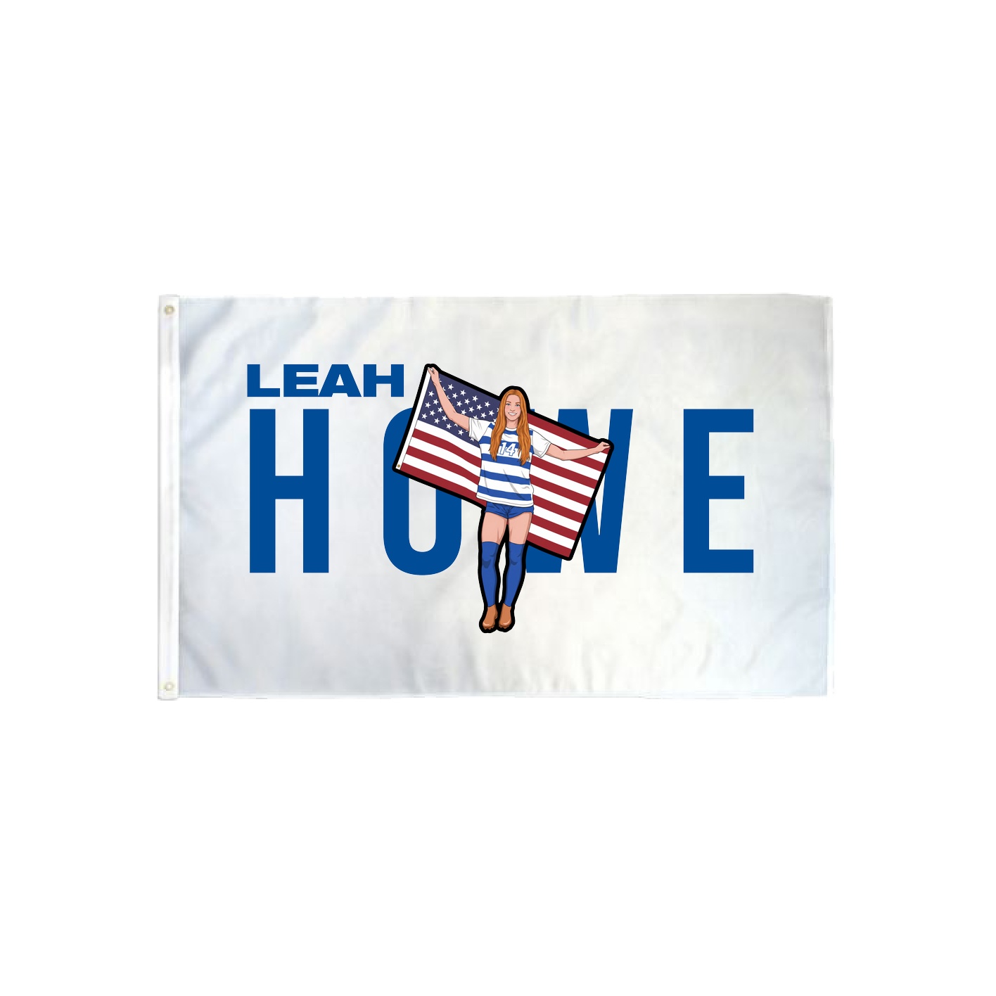 3x5 Flag — Player Name in Classic