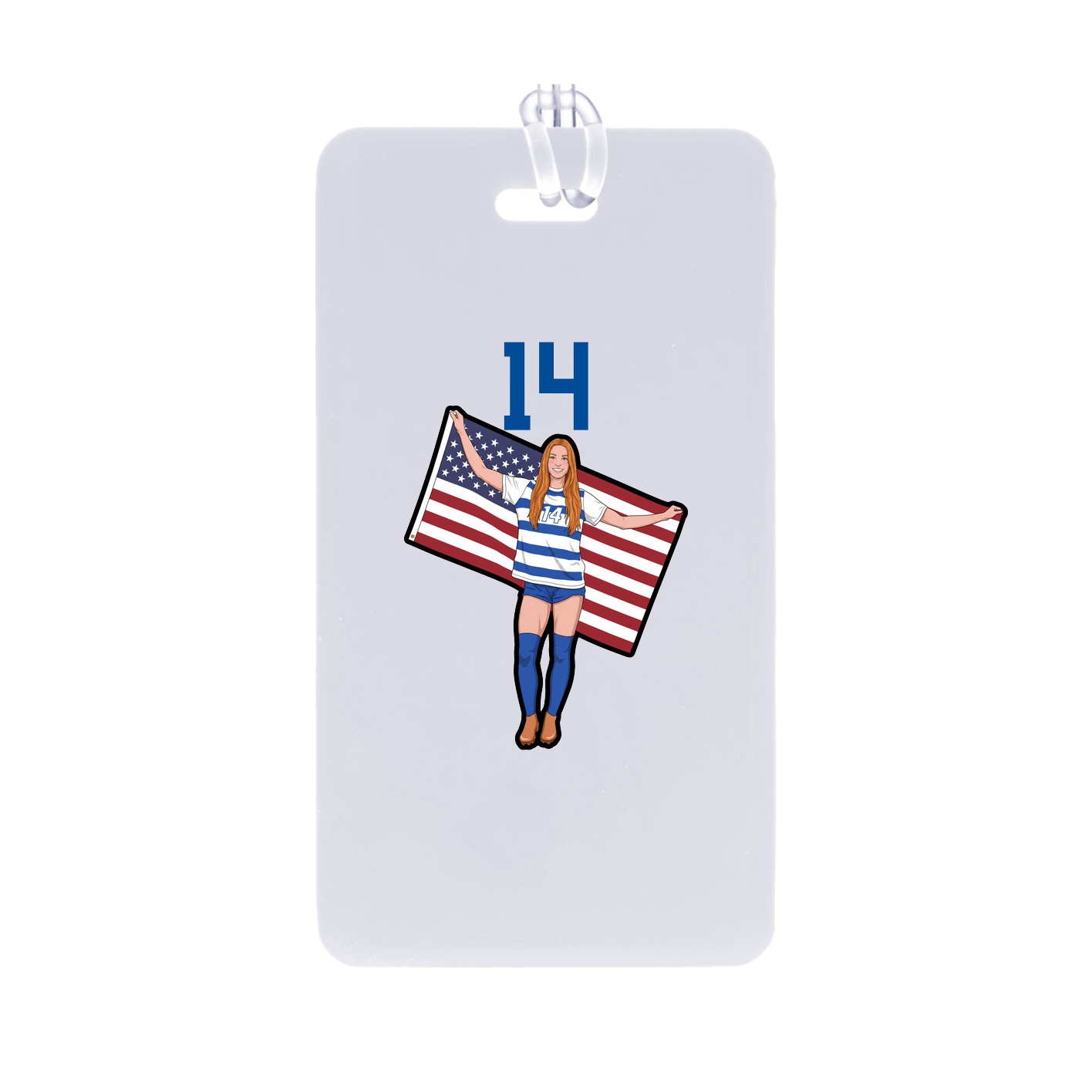 Bag Tag — Number Top in Classic